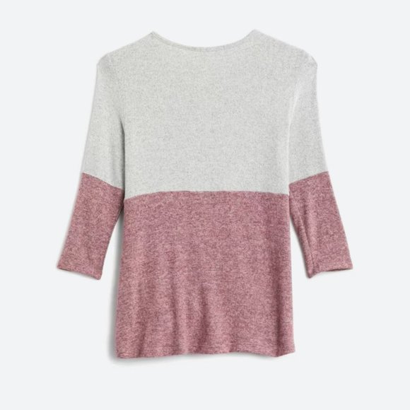 Denver Front Twist Brushed Knit Top - Picture 2 of 2